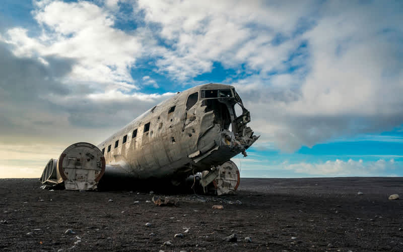 Solheimasandur-Izlanda